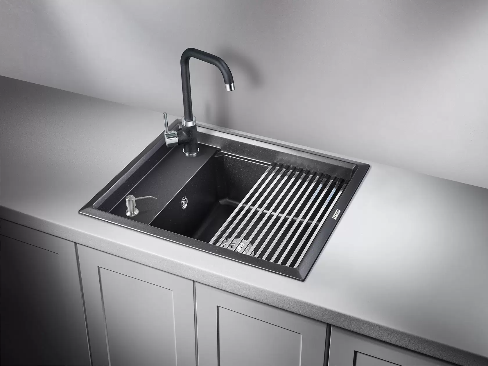 Кухонная мойка кварцевая Granula KS-6004