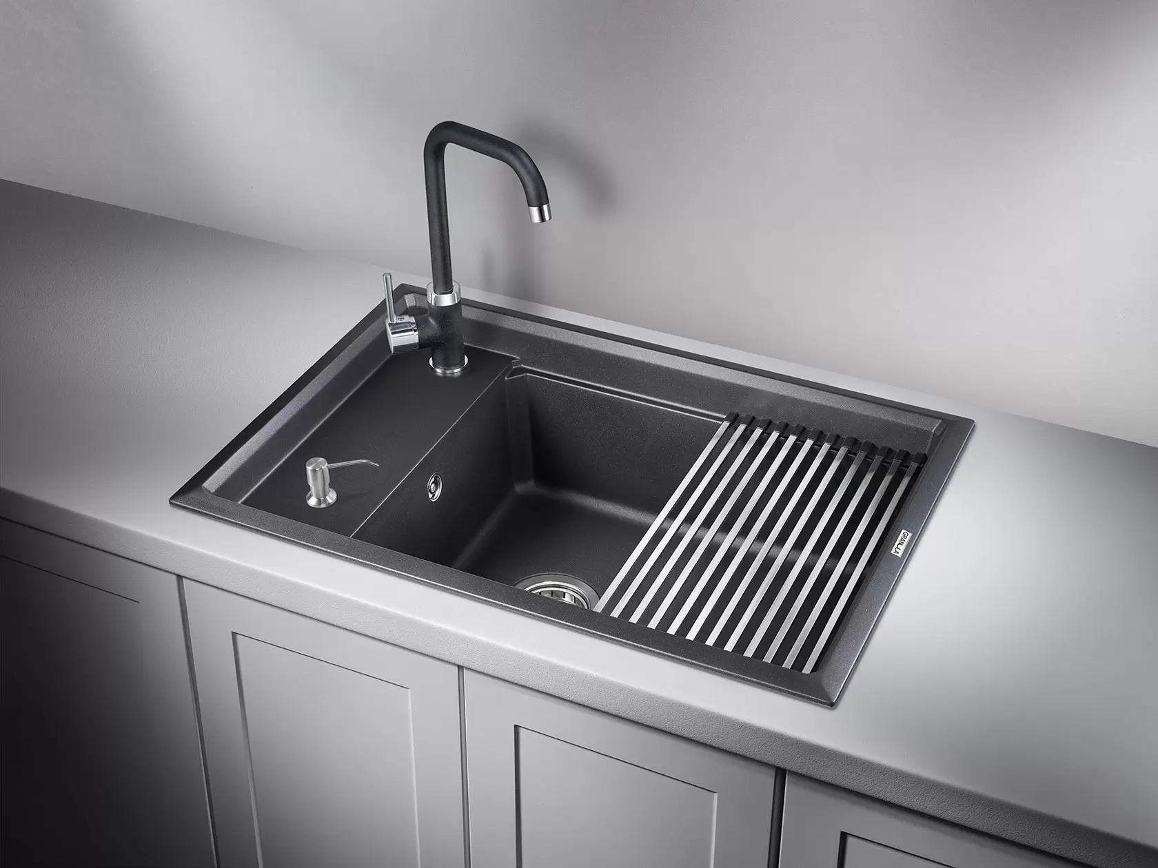 Кухонная мойка кварцевая Granula KS-7305
