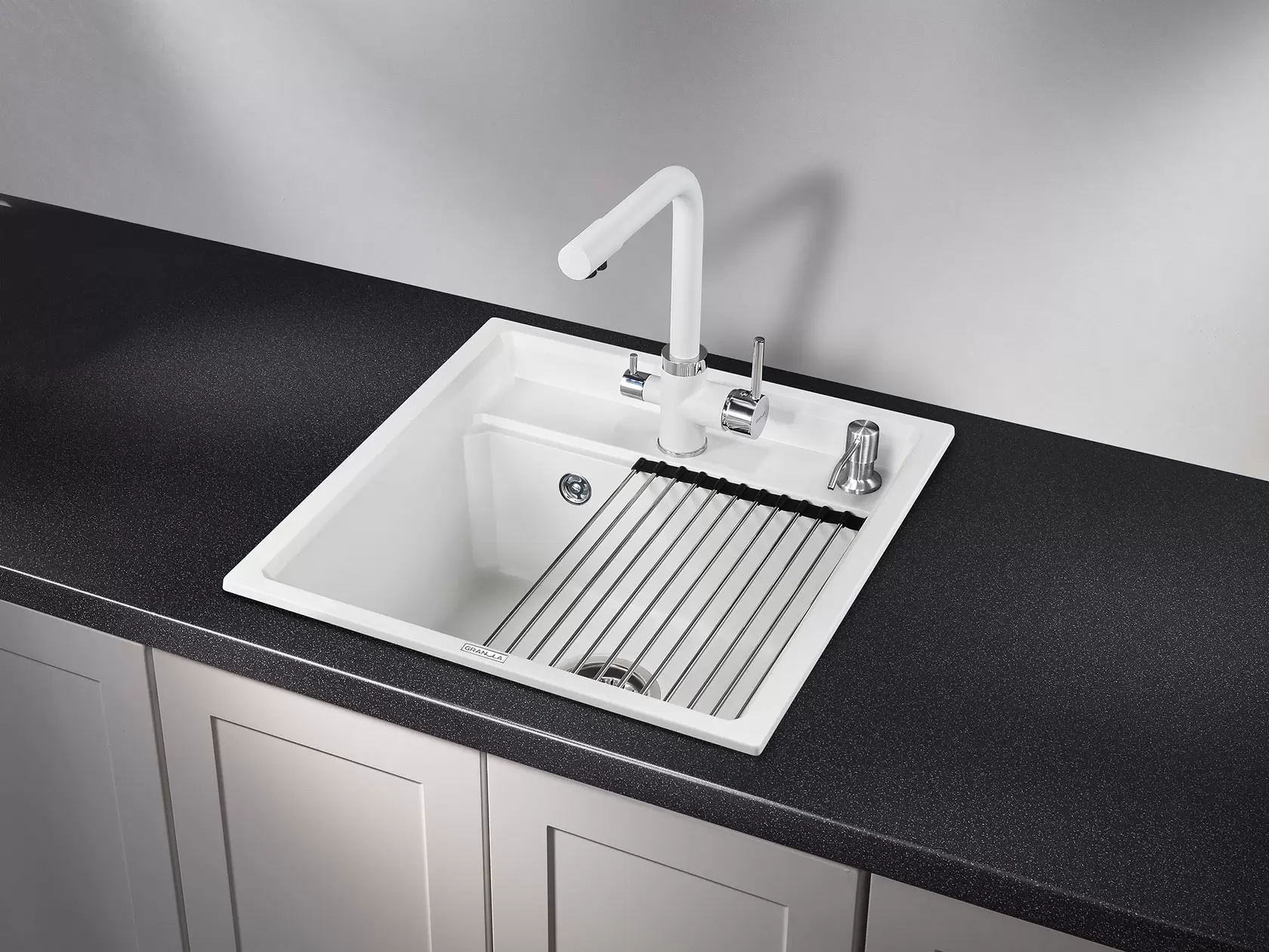 Кухонная мойка кварцевая Granula KS-5002