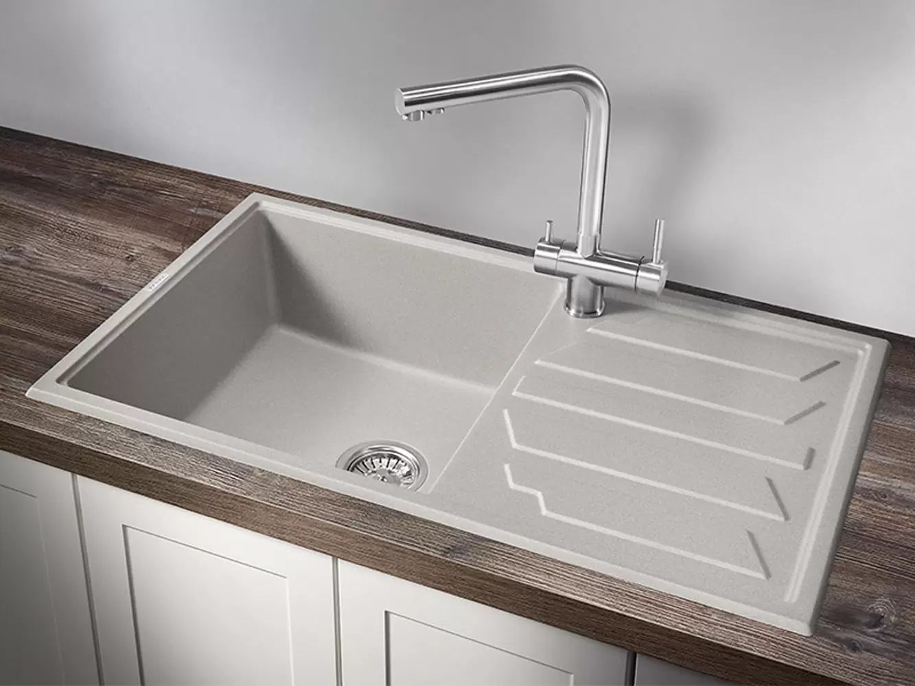 Кухонная мойка кварцевая Granula 8601