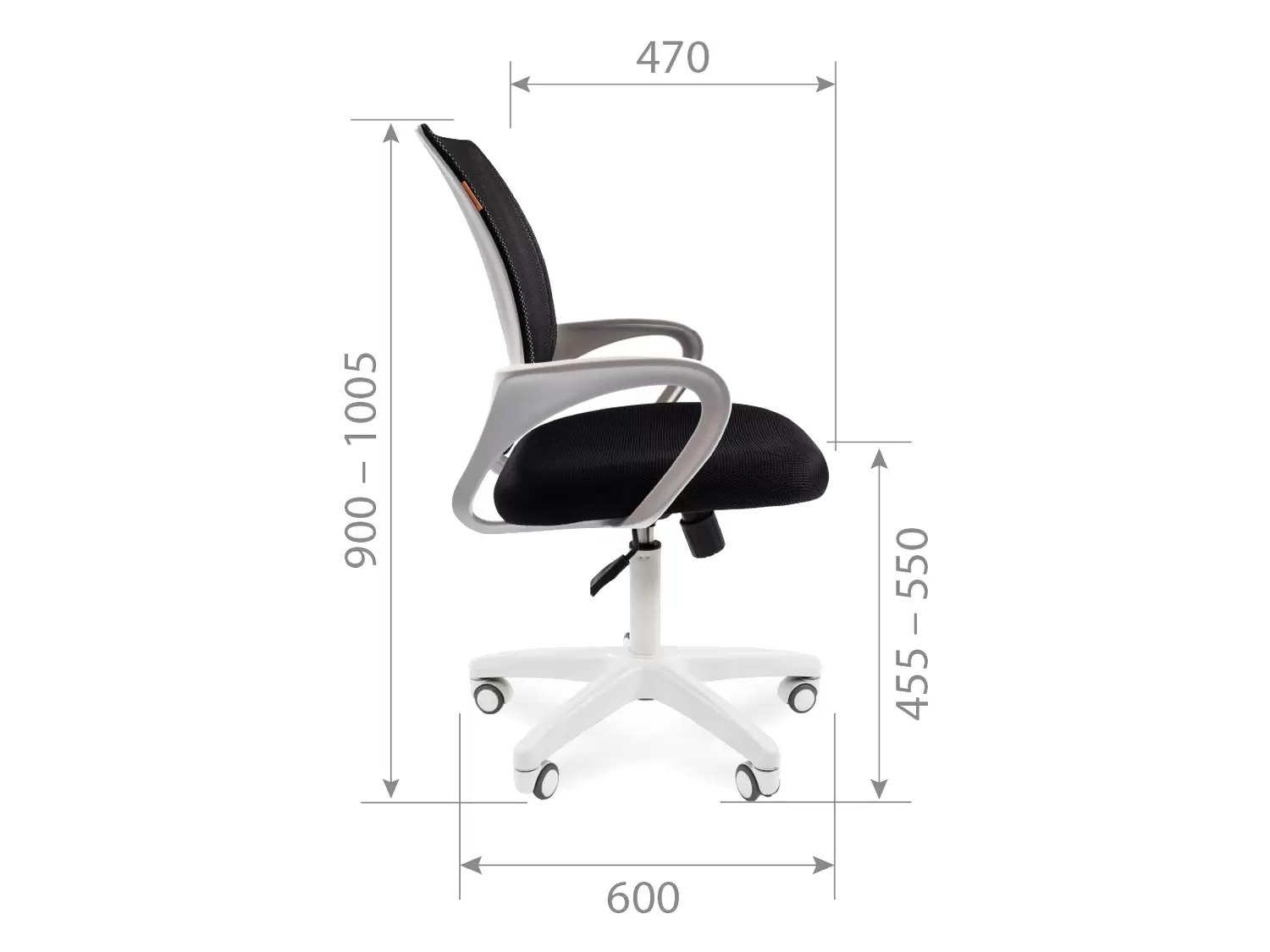 Офисное кресло Chairman 696 white